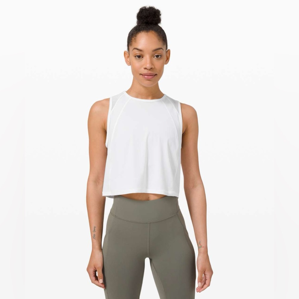 lululemon sculpt cropped tank